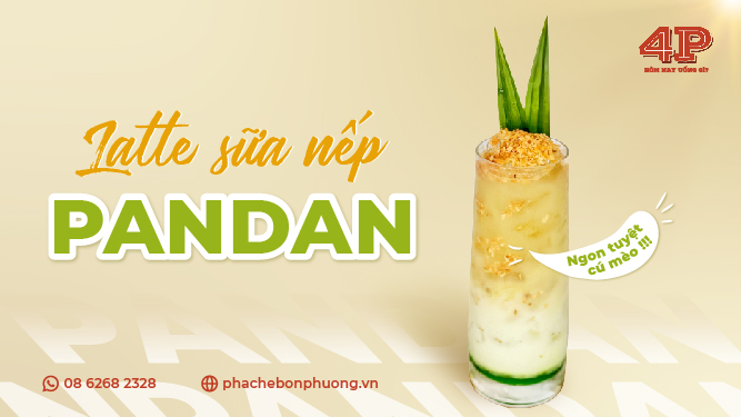 🍃 CHỈ VỚI 10K CÓ NGAY LY SỮA LATTE LÁ NẾP PANDAN GIẢI KHÁT CỰC ĐỈNH